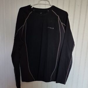 Merrell Black and Gray Athletic Top